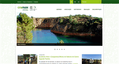 Desktop Screenshot of geoparkterrasdecavaleiros.net